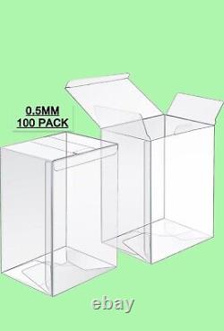 200 PACK Funko POP! Protector Cases for 4 POP 0.5mm Thick Scratch Resistant