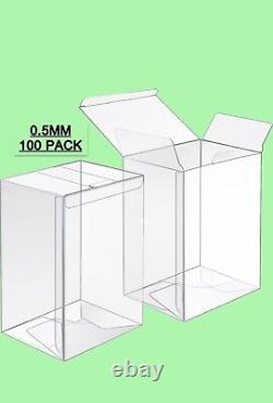 200 PACK Funko POP! Protector Cases for 4 POP 0.5mm Thick Scratch Resistant