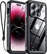 2023 Iphone 15 Pro Max Case Waterproof Builtin Screen Protector Ip68 Cover Black