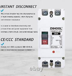 600Amp DC 1000V Molded Case Circuit Breaker for Car/RV/PV/Solar Disconnet Switch