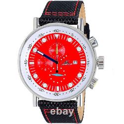 Adee Kaye Men's Cavalier Red Dial Watch AK2267-40RD
