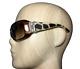 Alviero Martini 1a Classe Sunglasses 100% Authentic Brown Leather Arms With Case