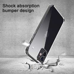 Bulk For iPhone 15 14 13 12 11 XR X XS 8 7 Shockproof Clear Phone Case Cover Lot