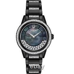 Bulova Women's TurnStyle Black Dial Watch 98L252