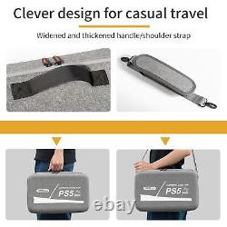 Carrying Case for PlayStation PS5 Slim Console Gamepad Accessories Travel Bag