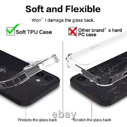 Clear Shockproof Bumper Case Cover For iPhone 15 14 13 12 11 Pro Max XS XR 8 Lot