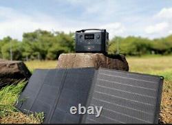 EcoFlow 160W Portable Waterproof Solar Panel for Power Station, Durable NO CASE
