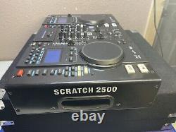 Edison Scratch 2500 Professional Dual CD USB MP3 DJ Audio With case