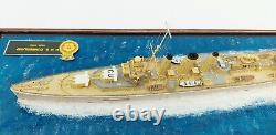 Fine Small Cased Scratch Built Model Of HMS Cumberland