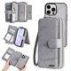 For Iphone 15 Pro Max Ultra 14 13 12 11 8 Magnetic Back Leather Wallet Flip Case