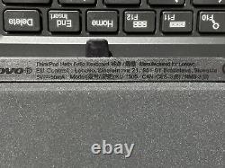 Genuine THINKPAD Helix 2 Folio Keyboard Leather Case for Lenovo 2Gen 03X9114 /NS