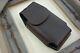Handmade Leather Custom Phone Case Holster Pigskin Lining Magnetic Closure U. S. A