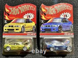 Hot Wheels 2020 & 2021 BMW M3 Spectraflame Yellow & blue RLC Exclusive Cars (2)