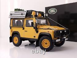 Kyosho 118 Land Rover Defender 90 Camel Trophy Look(Yellow) 08901CT DieCast