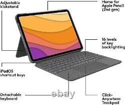 Logitech Combo Touch iPad Keyboard Case with Trackpad for iPad Air 4 And 5 Gen