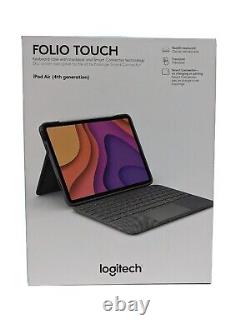 Logitech Folio Touch iPad Keyboard Case with Trackpad and Smart Connector for