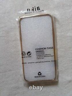 Lot Of 21 Protective Clear Bumper Case for Apple iPhone 13/11 Clear/Gold NEW