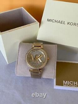 Michael Kors Women's Parker Gold Dial Watch MK7283