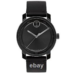 Movado Men's Bold Black Dial Watch 3600918