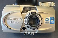 NDS Olympus Stylus 150 QD 35 mm Camera, Film tested Withnew battery & Carry Case