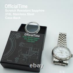 OT Scratch Resistant Sapphire Transparent Case-Back for Rolex Datejust