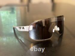 POC Elicit Sunglasses, Hydrogen White Violet Silver Mirror Used, Tiny Scratch