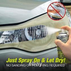 Remove Headlight Yellowing/Scratch/Haze/Oxidation in one step spray NO SANDING