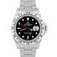 Rolex Explorer Ii Black Stainless Steel 40mm Steel Gmt Automatic Watch 16570