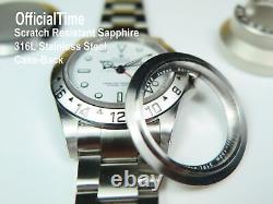 Scratch Resistant Sapphire Perspective Case-Back for Rolex Explorer II #16570