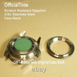Scratch Resistant Sapphire Perspective Case-Back for Rolex GMT-Master II #16710