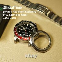 Scratch Resistant Sapphire Perspective Case-Back for Rolex GMT-Master II #16710