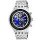 Seapro Men's Meridian World Timer Gmt Blue Dial Watch Sp7320