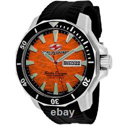 Seapro Men's Scuba Dragon Diver Limited Edition 1000 Meters Orange Dial Watch