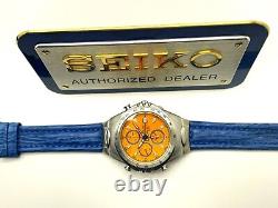 Seiko Men's 7t32-6h60 Not Working 200m Alarm Chrono Giugiaro Design Watch Sdwa87