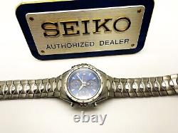 Seiko Men's 7t32-6h60 Not-working Rare Sport 200m Alarm Chrono Watch Sdwa85