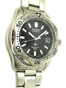 Seiko Men's Divers 200m Not-working Kinetic Analog Watch Skh191