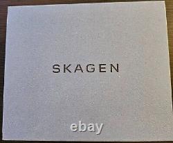 Skagen Men's Classic White Dial Watch SKW1102Set NEW (AA)