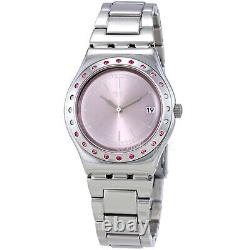 Swatch Women's Pinkaround Purple Dial Watch YLS455G