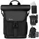 Tarion Camera Backpack With Removable 16 Laptop Sleeve Canvas Camera Bag