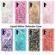 Wholesale For Samsung Note 10 Shockproof Glitter Bling Liquid Heavy Duty Case