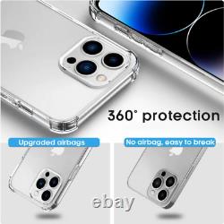Wholesale Lot For iPhone 15 Pro Max/15 Plus/ Pro TPU Clear Case Shockproof Cover