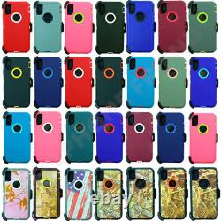 Wholesale Lot For iPhone Xs Max Shockproof Defender Case with Belt Clip